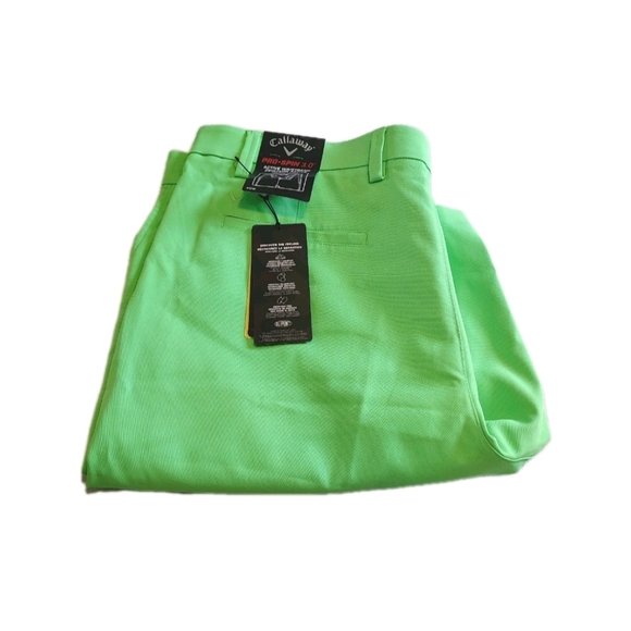 Callaway Other - Callaway Pro Spin 3.0 Golf Shorts Mens 40 NWT 9” Inseam Stretch Performance Neon